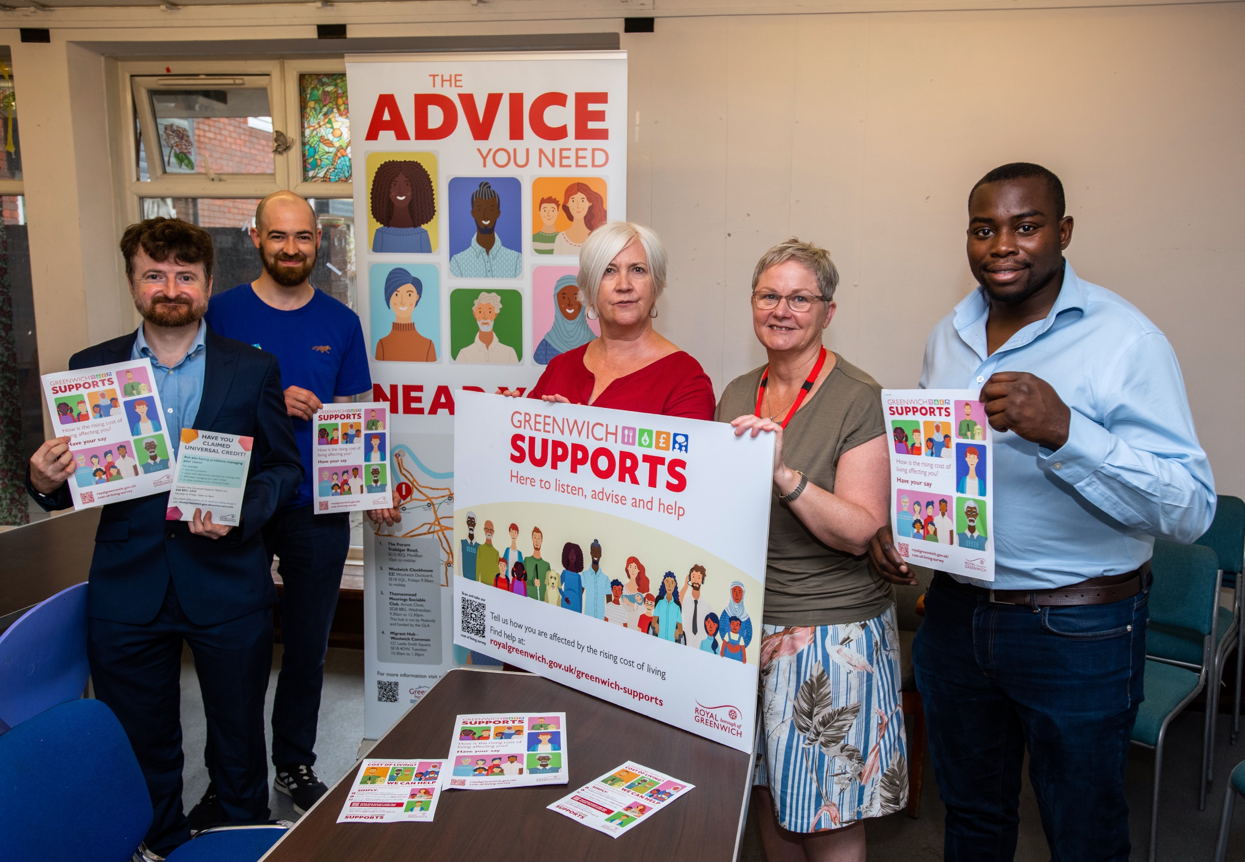 Image of attendees at Greenwich Support advice hub
