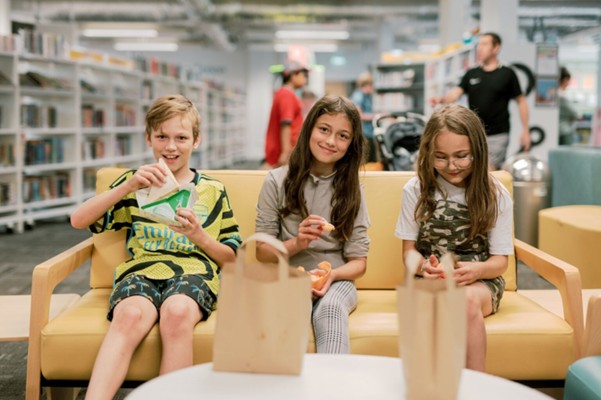 Image of children enjoying a school meal