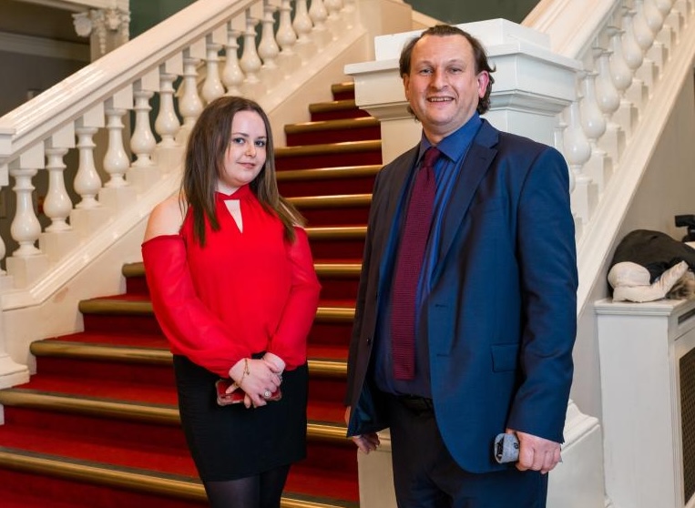 Cllr Morrow and Chloe Ryan