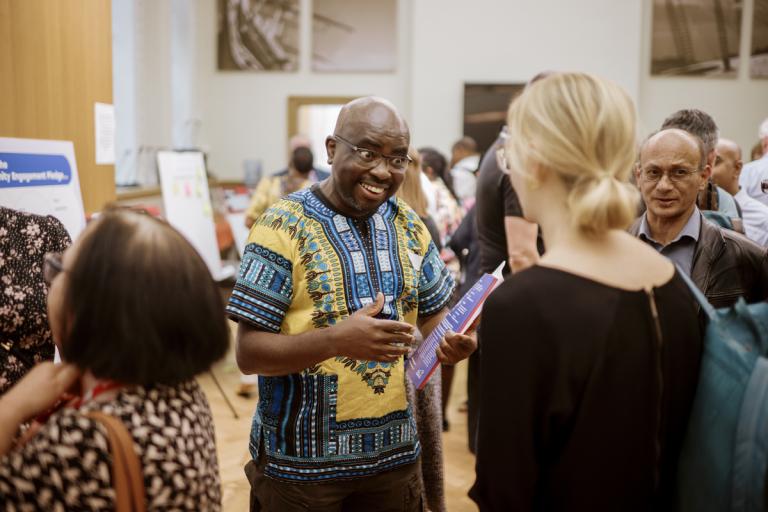 Attendees at public event